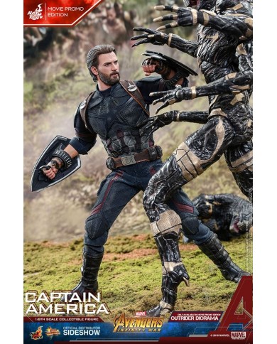 Captain America - Exclusive Movie Promo Edition : MMS 481 - Avengers : Infinity War | Hot Toys