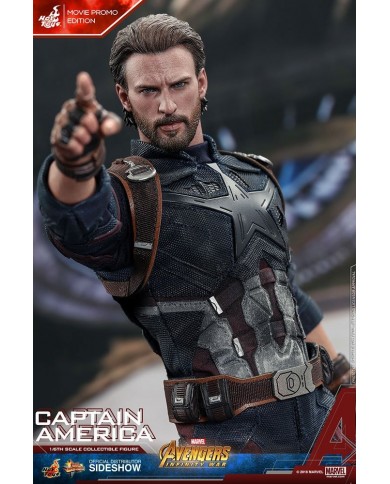 Captain America - Exclusive Movie Promo Edition : MMS 481 - Avengers : Infinity War | Hot Toys