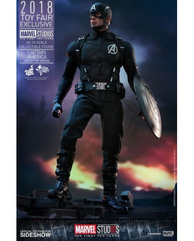 Captain America : Civil War - MMS 488 (Concept Art Version) - Marvel 2018 Toy Fair Exclusive | Hot Toys