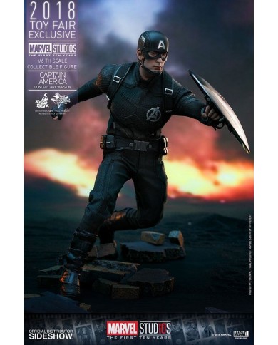 Captain America : Civil War - MMS 488 (Concept Art Version) - Marvel 2018 Toy Fair Exclusive | Hot Toys