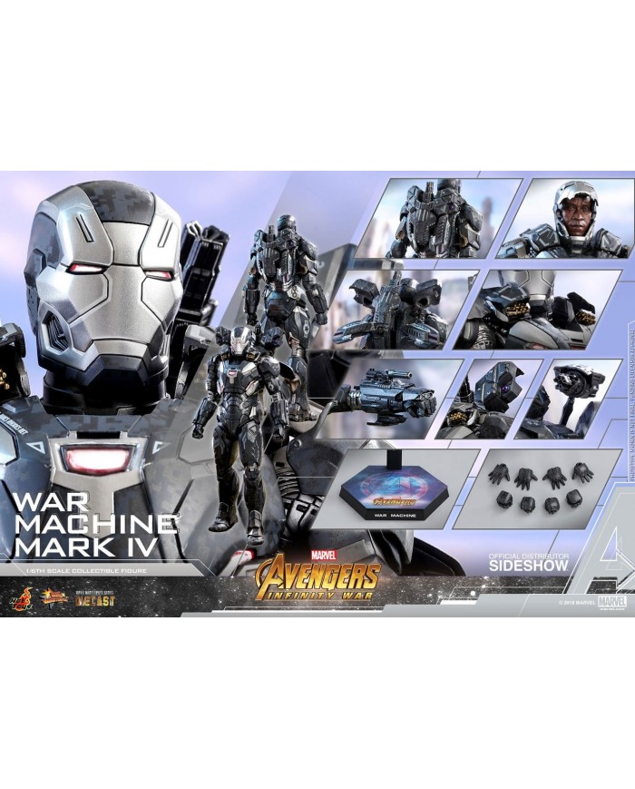 AVENGERS INFINITY WAR Movie Masterpiece Iron Man War Machine Mark VI Diecast