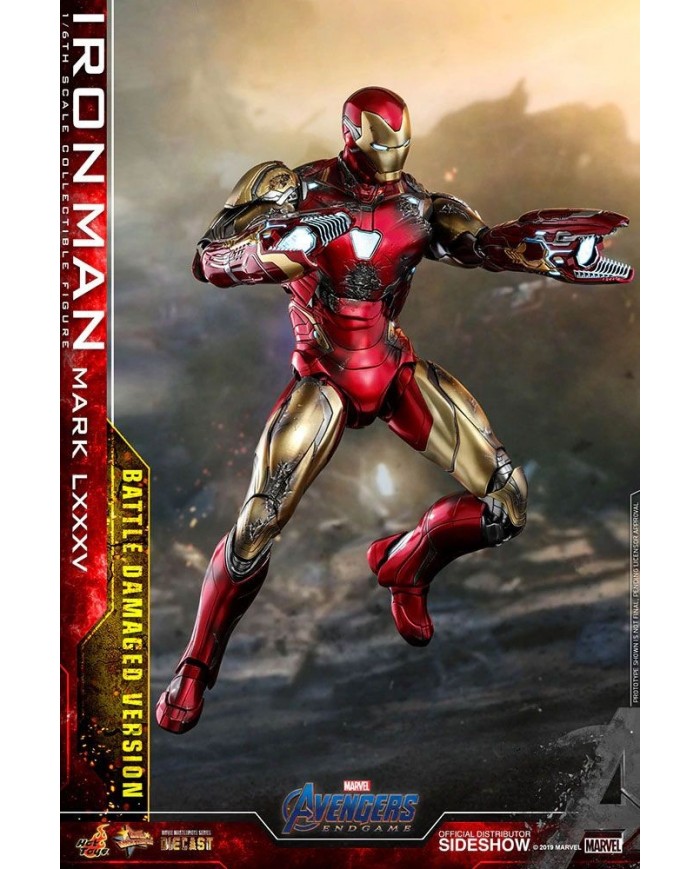 Iron Man Mark LXXXV : MMS 543 D33B | Battle Damaged Version - Avengers : Endgame - Movie Masterpiece | Hot Toys