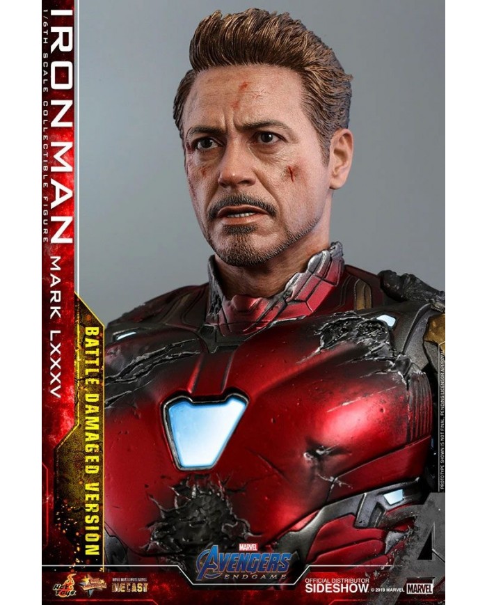 Iron Man Mark LXXXV : MMS 543 D33B | Battle Damaged Version - Avengers : Endgame - Movie Masterpiece | Hot Toys