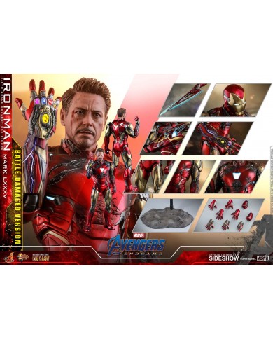 Iron Man Mark LXXXV : MMS 543 D33B | Battle Damaged Version - Avengers : Endgame - Movie Masterpiece | Hot Toys