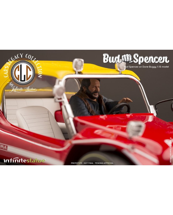 Infinite Statue, Bud Spencer on Dune Buggy LIMITED 1:18
