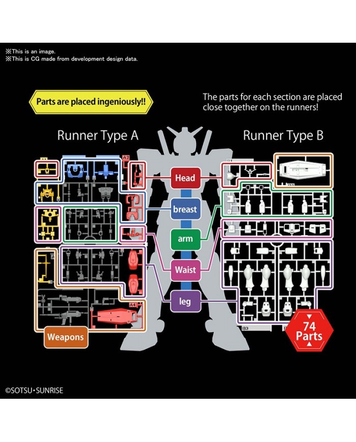 Gundam RX-78-2 - EG : Entry Grade - 1/144 | Bandai
